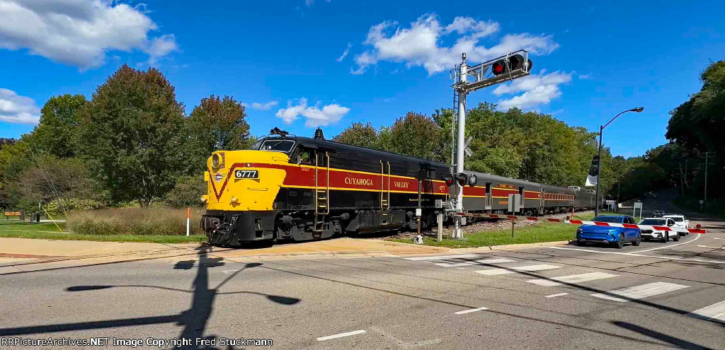 CVSR 6777 is kissed by the afternoon sun in Merriman Valley.